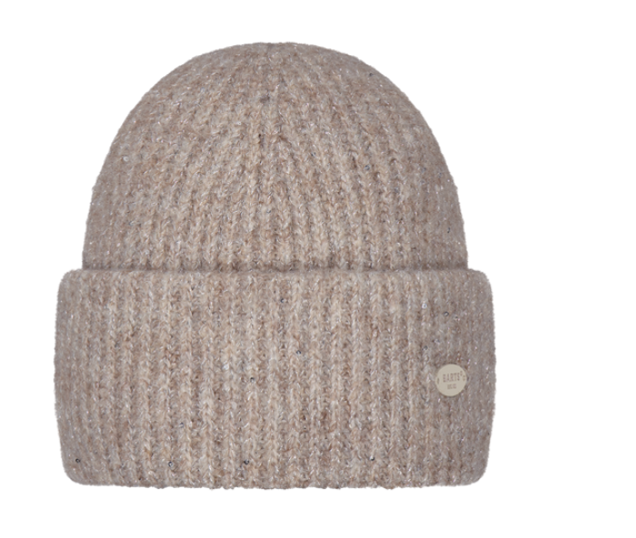 Barts Glitsch Damenmütze mit Pailletten in Light Brown - OneSize