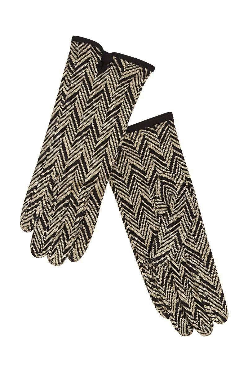 07503-077_5 King Louie Lange Strickhandschuh Glove Facet in Marzipan