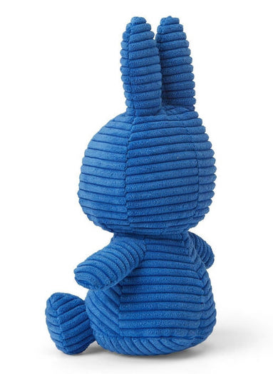 Bon Bon Toys Miffy Stofftier Hase Cord in Kobalt Blau