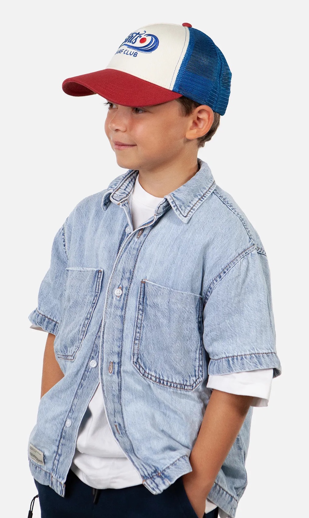 Barts Kids Cap Doudle in Royal Blau & Rot - Surf Club Barts Kids Cap Doudle in Royal Blau & Rot - Surf Club