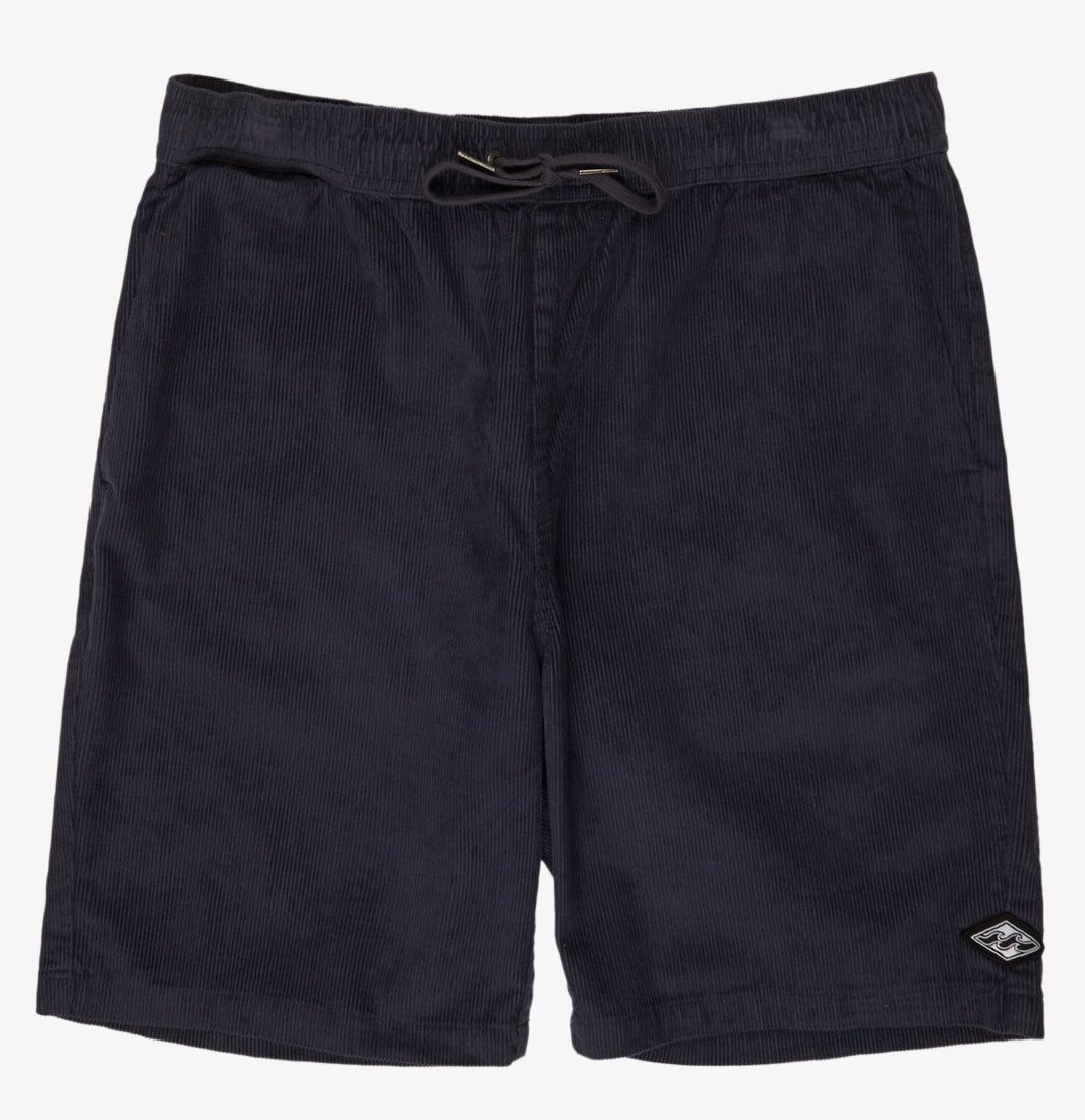 Billabong Larry 20" Cord Short in Navy Blau