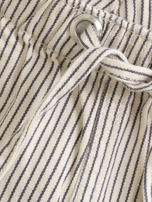 Minymo Twill Baby Hose Gestreift