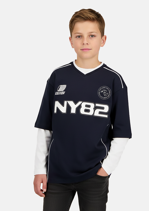 Cars Jeans Kids YOGI Longarm Shirt in Schwarz Eishockey Sport Cars Jeans Kids YOGI Longarm Shirt in Schwarz Eishockey Sport