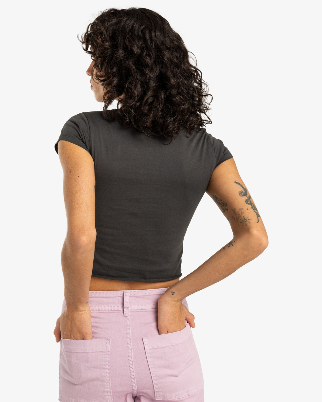 Billabong Paradise Way T-Shirt für Frauen in Off Black/Schwarz - SALE Billabong Paradise Way T-Shirt für Frauen in Off Black/Schwarz - SALE