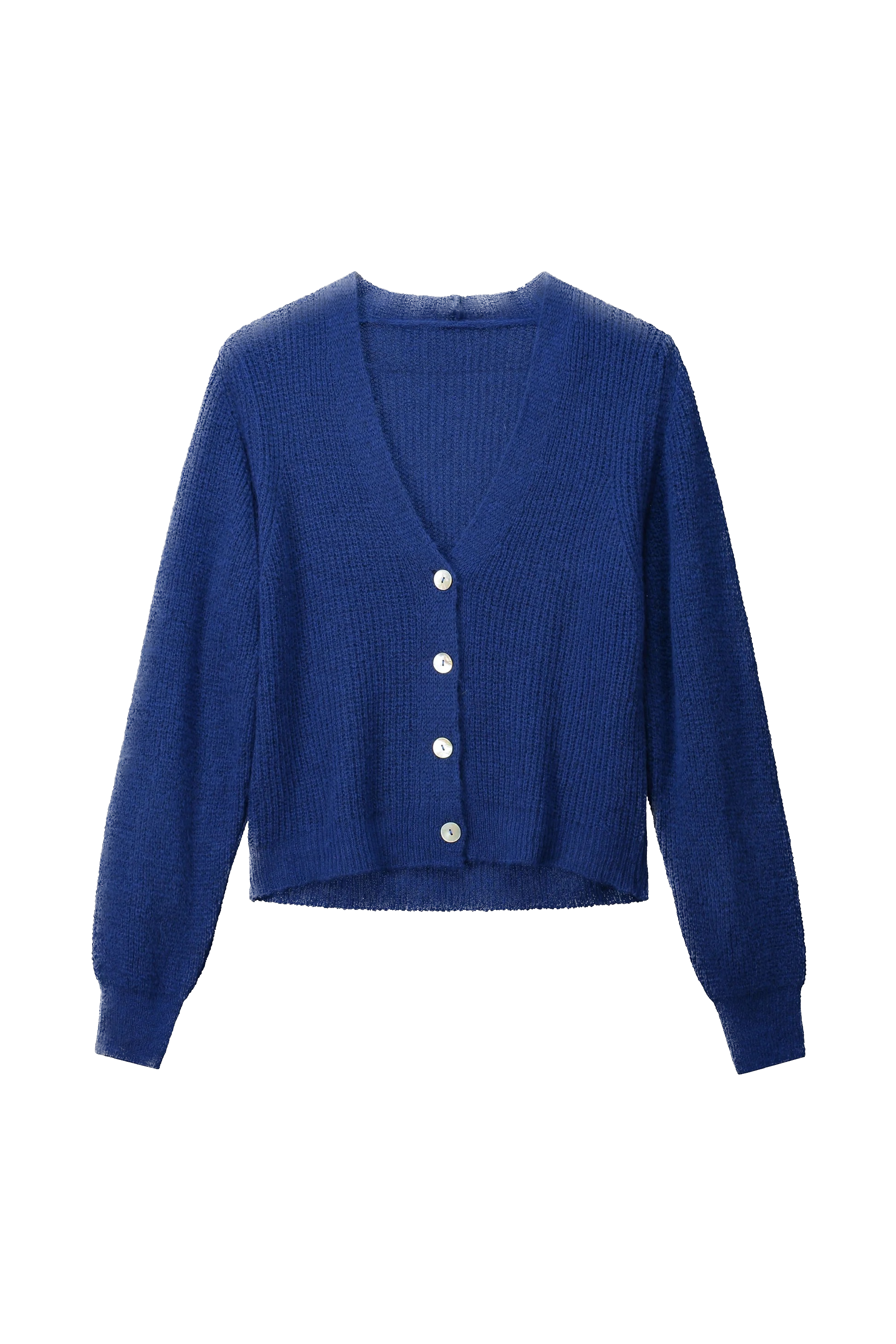 POM Amsterdam Strickjacke in Bright Blue - SALE POM Amsterdam Strickjacke in Bright Blue - SALE