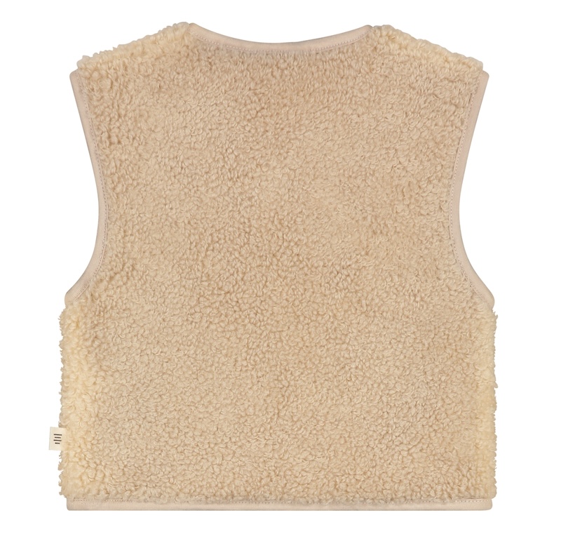 Babyface Tiny Story Unisex Teddy Weste in Cookie Creme