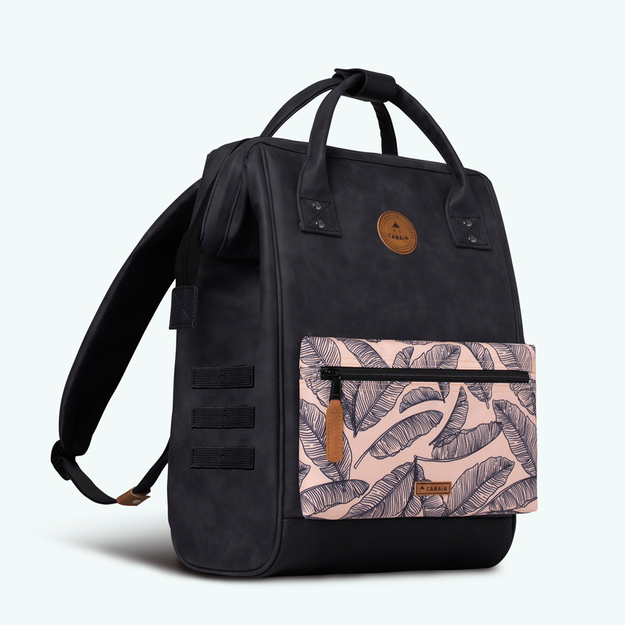 Cabaia Rucksack LE HAVRE Medium mit Laptop-Fach - Schwarz