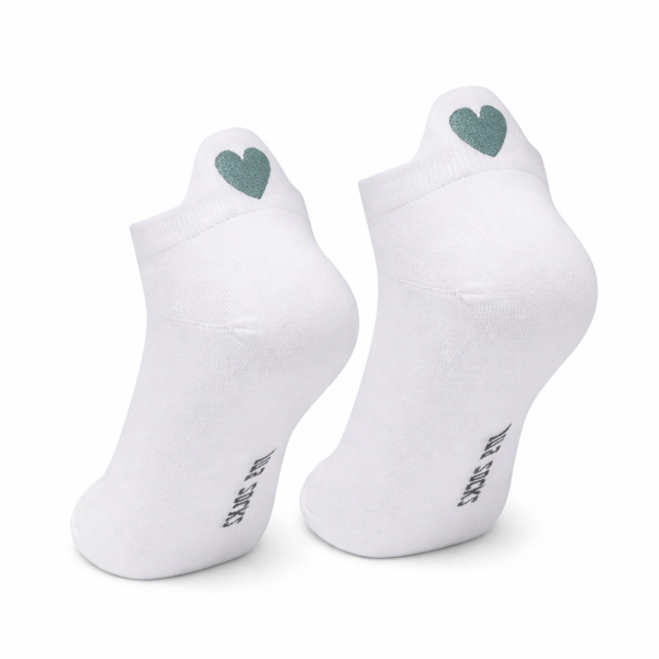 Lua Heart Sneaker Socken Herz in Skyblue 