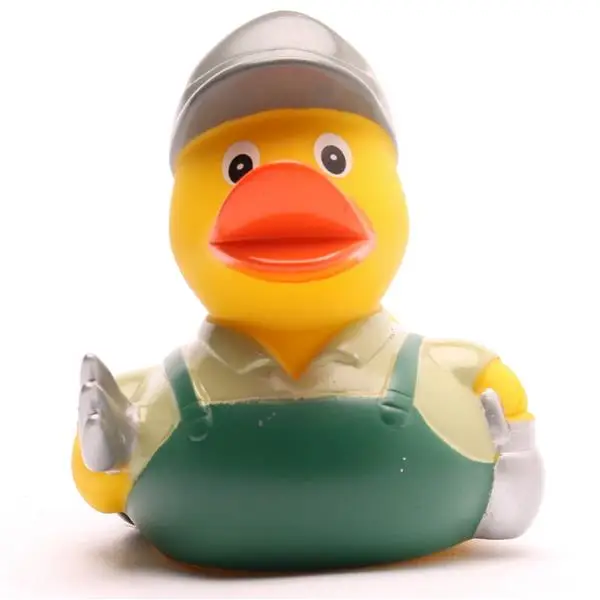 Lanco Duck - Naturkautschuk Badeente Gummiente - Landwirt