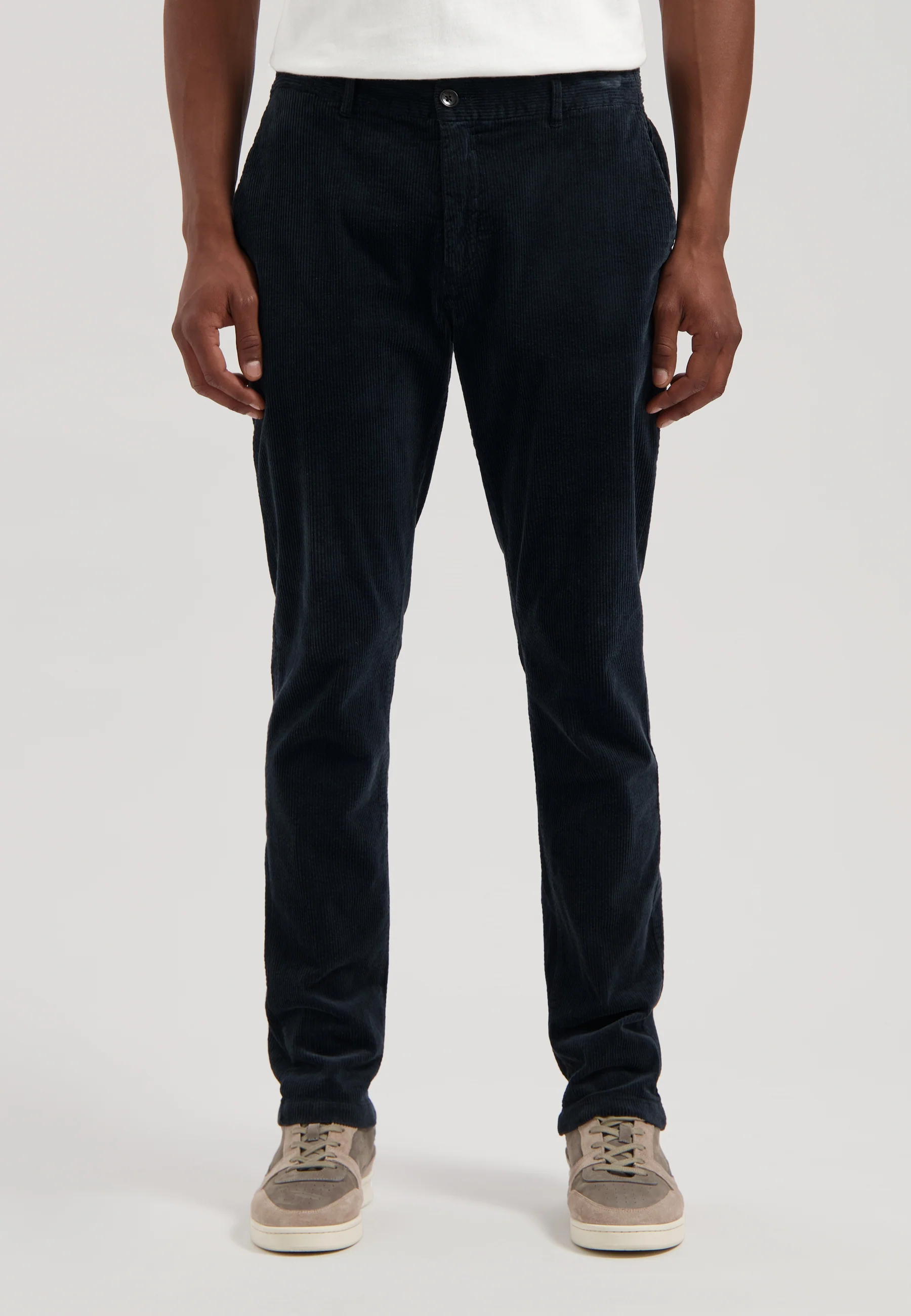Dstrezzed Lancaster Ribcord Pants - Kordhose in Marineblau - SALE