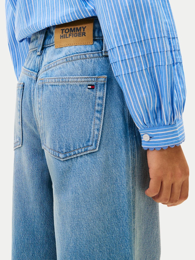 Tommy Hilfiger Kinder Mädchen Mabel wide Leg light Jeans Tommy Hilfiger Kinder Mädchen Mabel wide Leg light Jeans