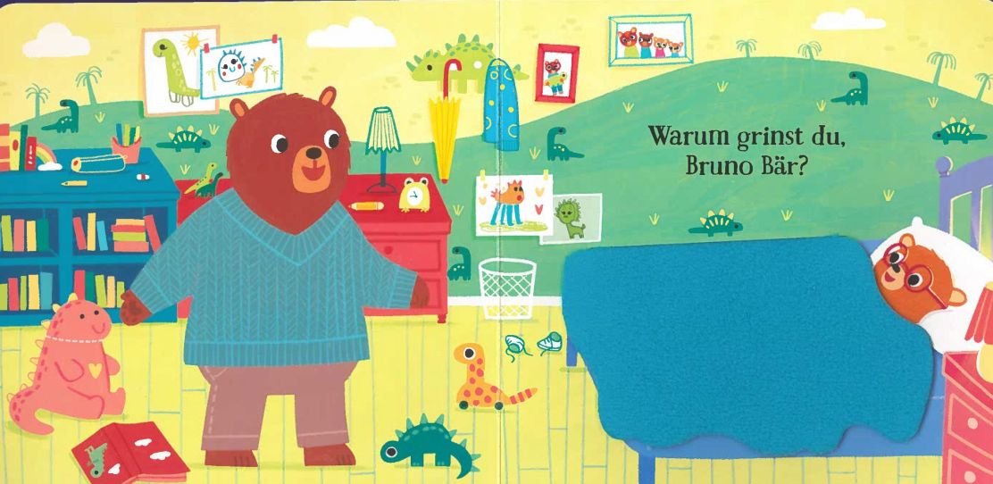 Usborne Babys erstes Stoffklappenbuch: Schlafenszeit für Bärenkinder Usborne Babys erstes Stoffklappenbuch: Schlafenszeit für Bärenkinder