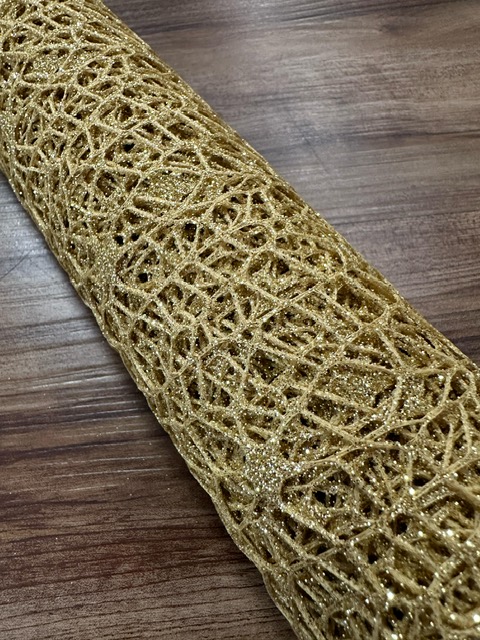 Hoff Interieur Tischläufer - Deko Rolle in Gold Glitzer - SALE