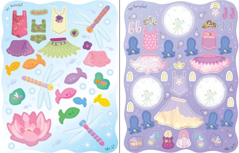 Usborne Meine Anziehpuppen - Stickerbuch Feen