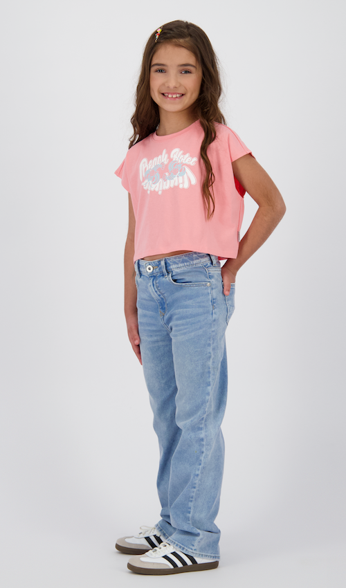 Vingino Jeans Carly - Wide Leg in Light Indigo