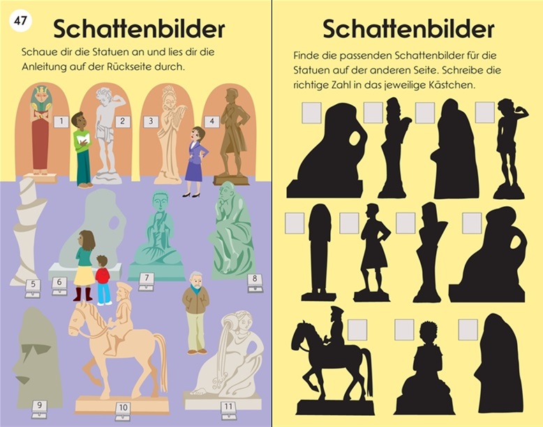 Usborne Bunte Spiele für lange Reisen