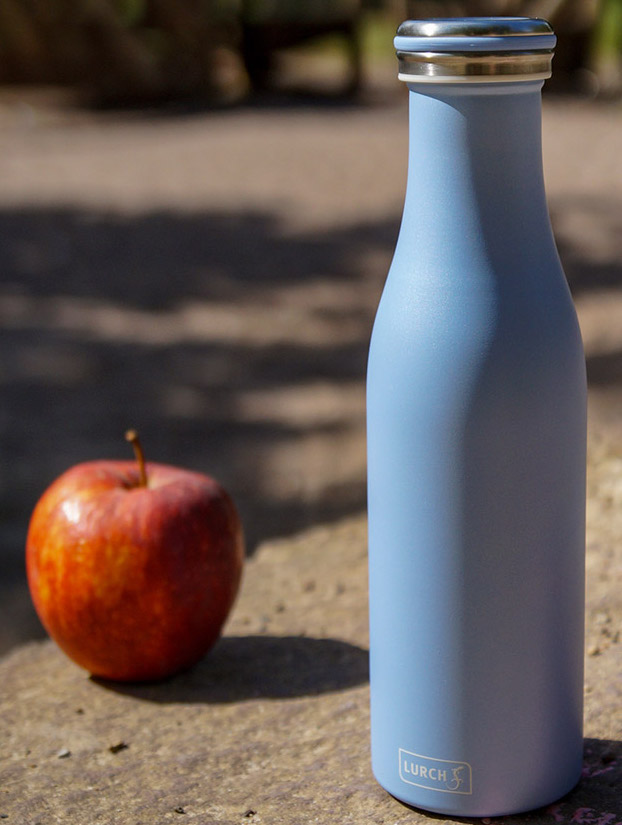 Lurch Edelstahl Thermosflasche 500ml - Pearl Blue