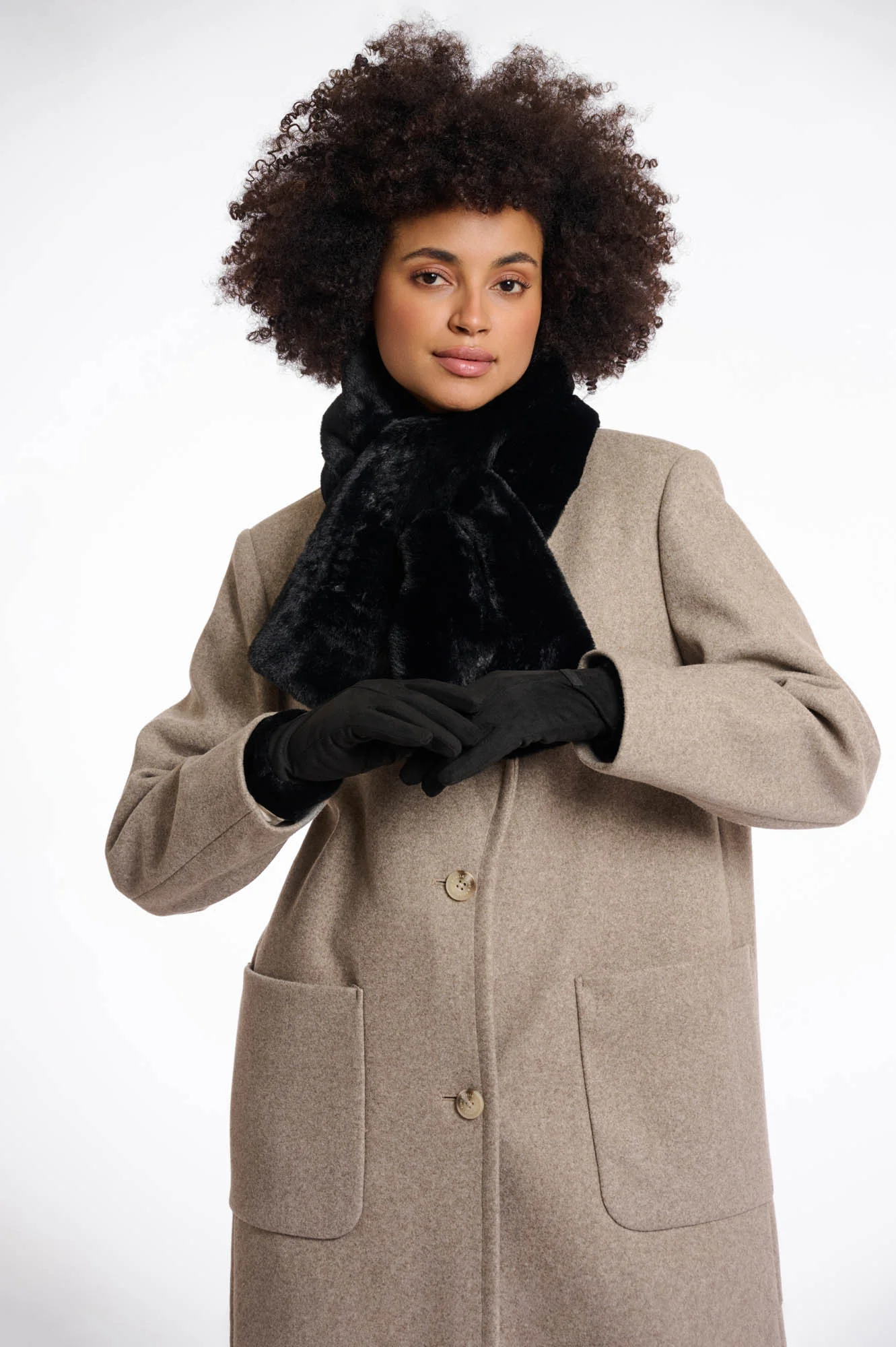 Rino & Pelle Danzo Handschuhe Warm & Weich in Schwarz