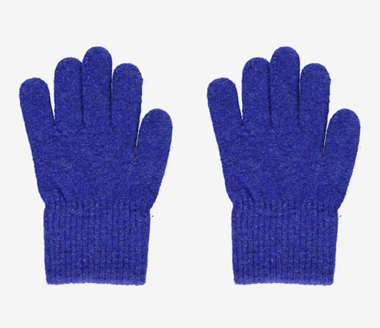 3941_783_A CeLaVi Fingerhandschuhe mit Magic Stretch - Wollmischung- Brilliant Blue