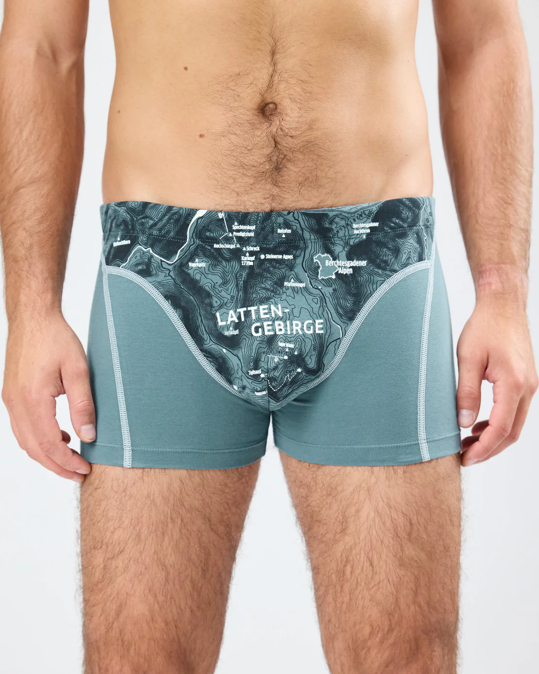 ESFE Alpine Bio-Wäsche Herren Boxer in Schiefergrau - LATTENGEBIRGE
