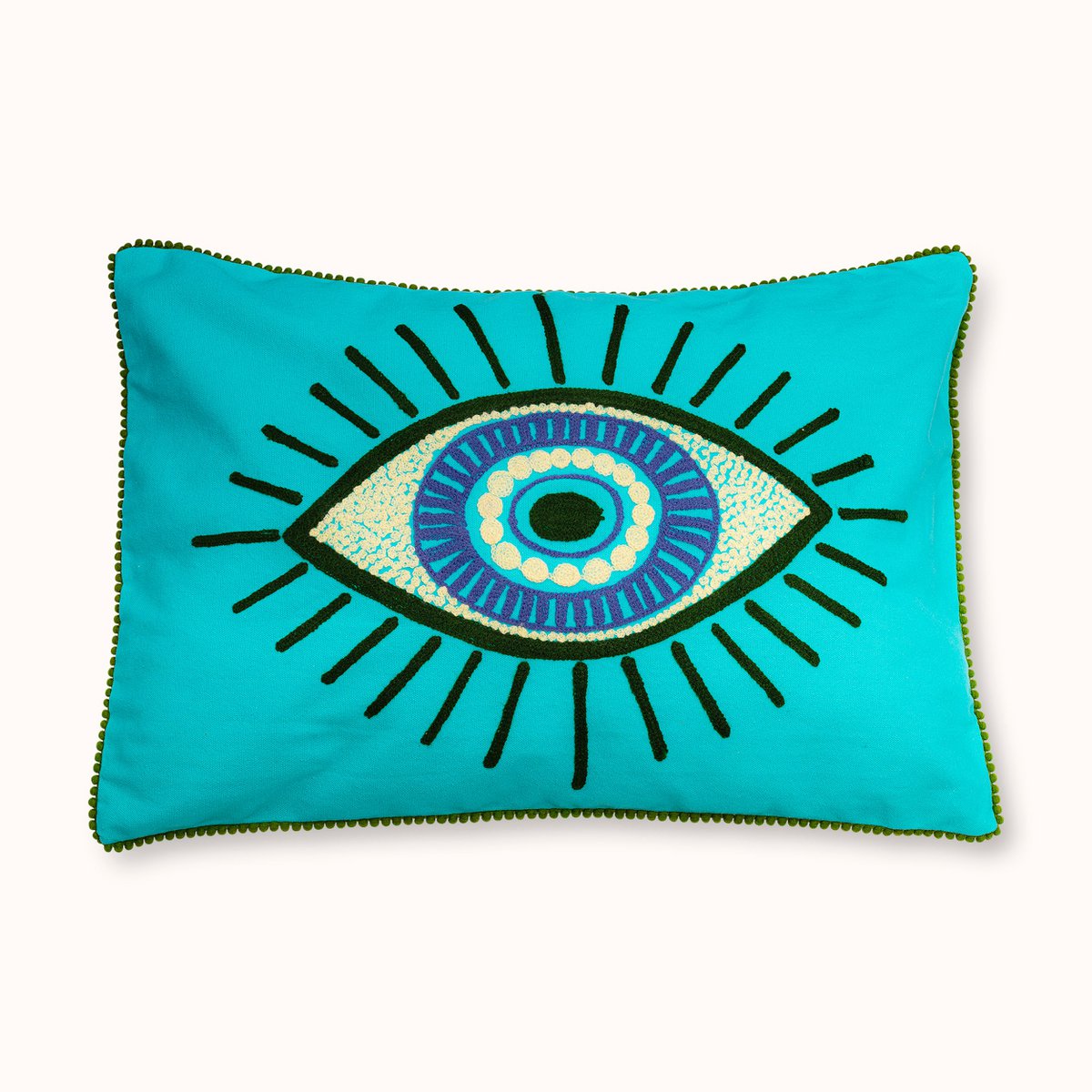 by Vivi Kissen mit Füllung Turquoise Evil Eyes by Vivi Kissen mit Füllung Turquoise Evil Eyes