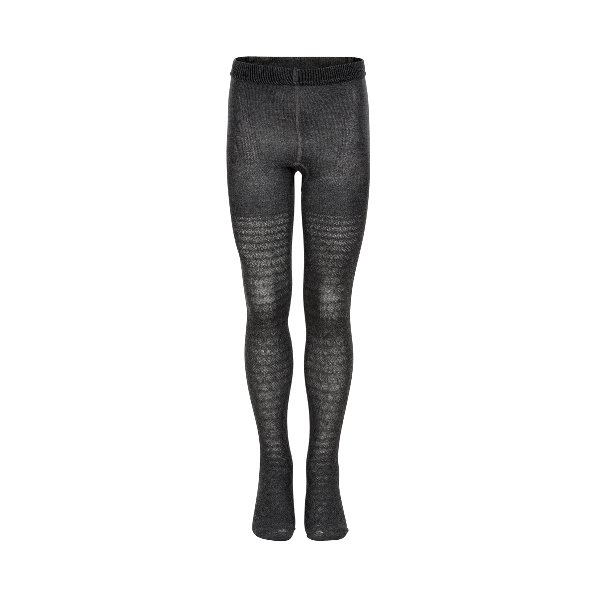 4611_179 Creamie Strumpfhose Struktur in Grau - Mid Grey Melange