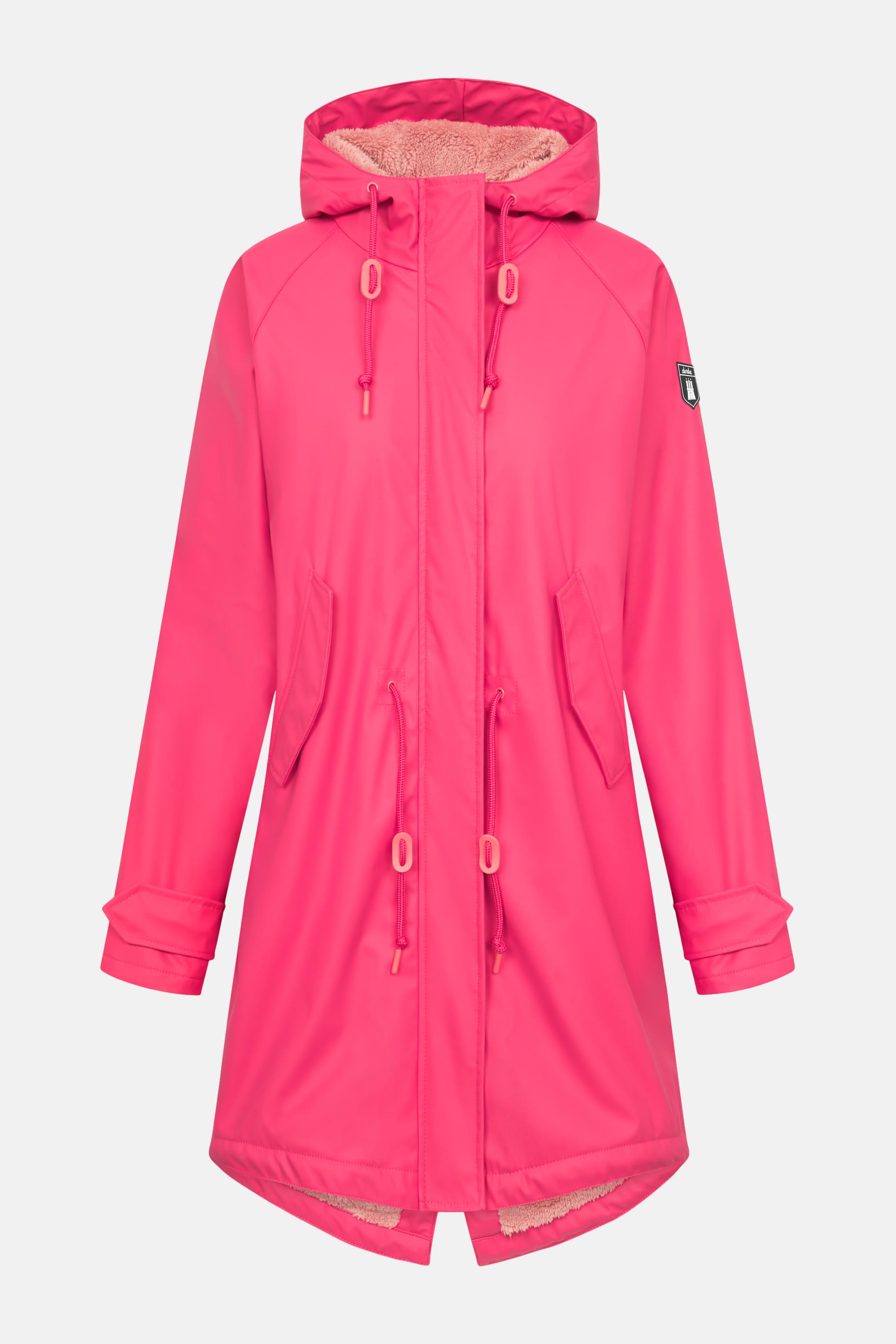 Derbe Friese Tidaholm Damen gefütterte Regenjacke - Azalea Pink Derbe Friese Tidaholm Damen gefütterte Regenjacke - Azalea Pink