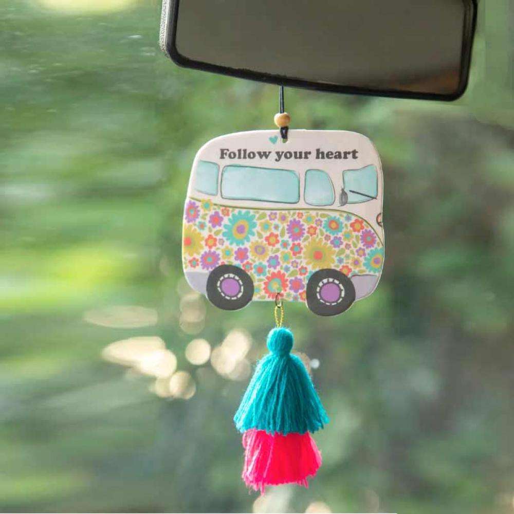 Natural Life Air Freshner Camper Van - Follow Your Heart Natural Life Air Freshner Camper Van - Follow Your Heart