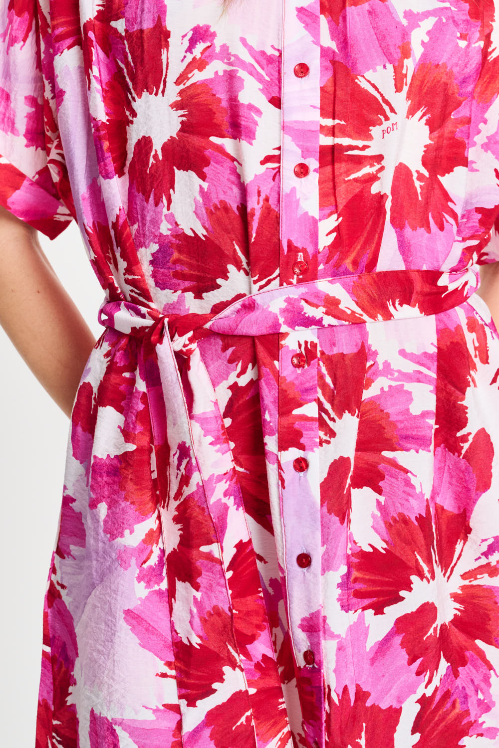 POM Amsterdam Kleid - Bubble Bloom Lavender