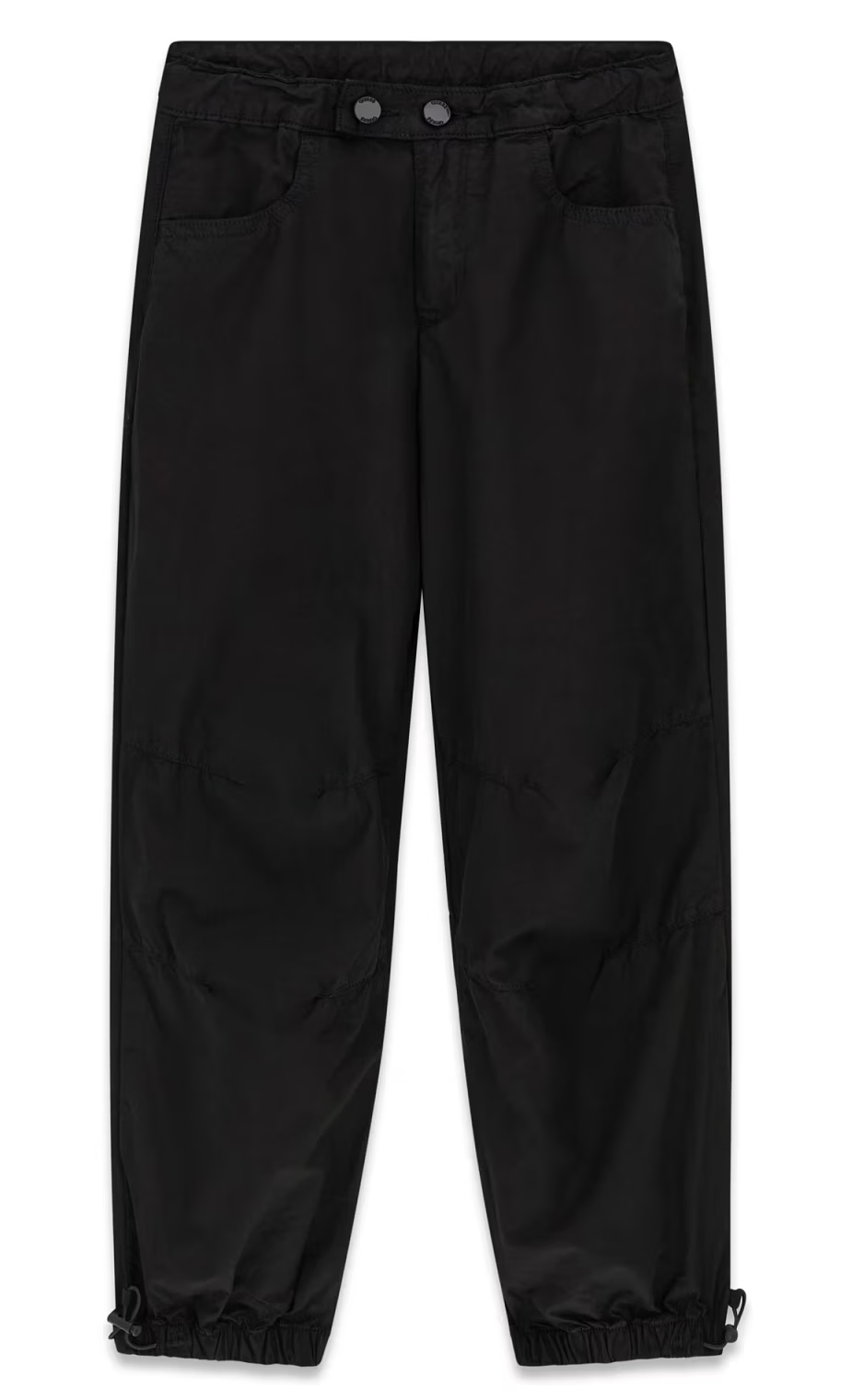 Guess Poplin Oversize Parachute Pants in Schwarz