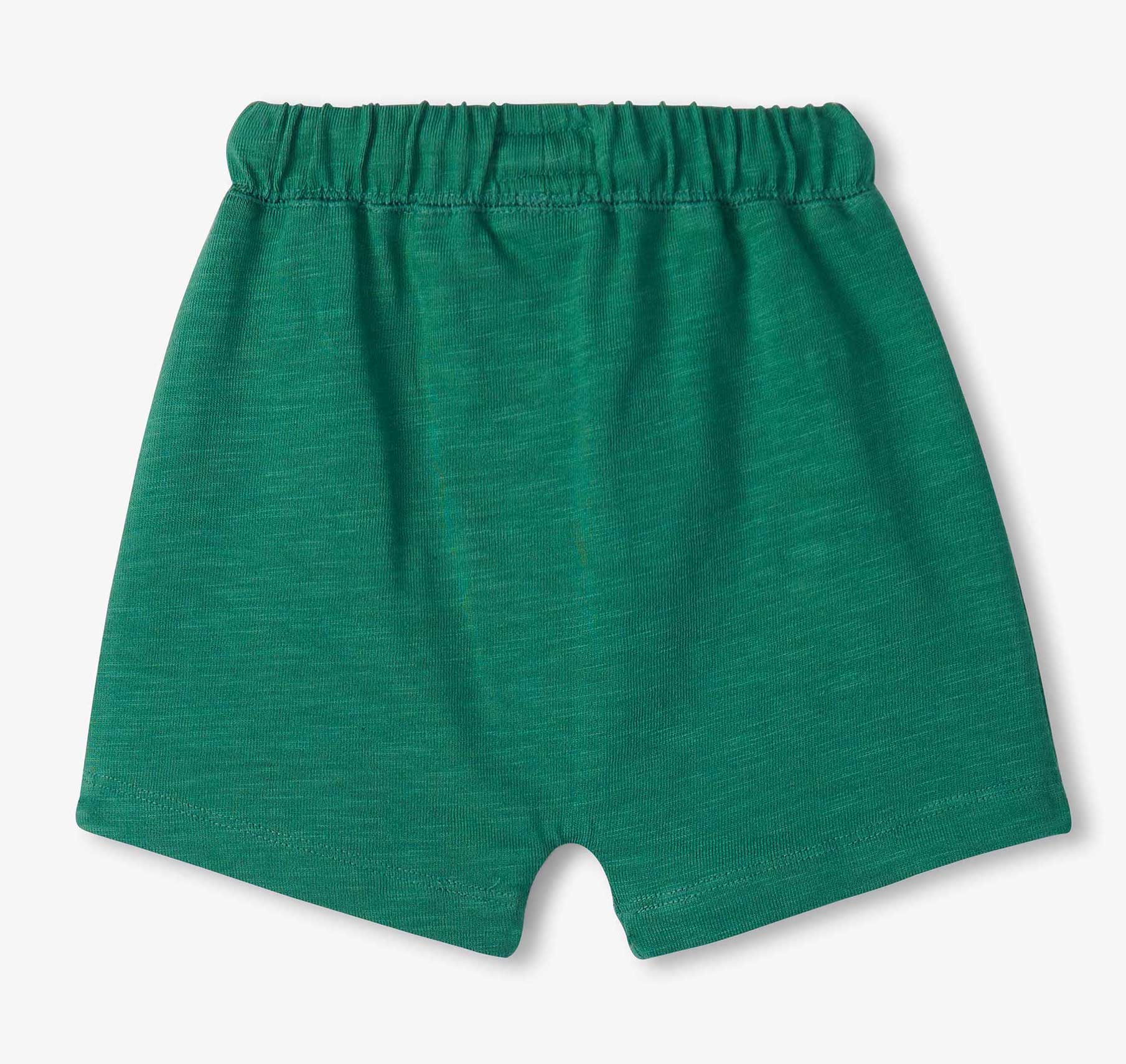 Hatley Sweatshorts in Galapagos Grün mit Kangaroo Tasche 