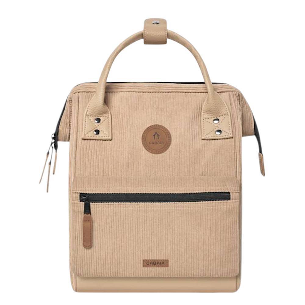 Cabaia Rucksack LUXOR Small mit Laptop-Fach - Beige Braun Cord Cabaia Rucksack LUXOR Small mit Laptop-Fach - Beige Braun Cord