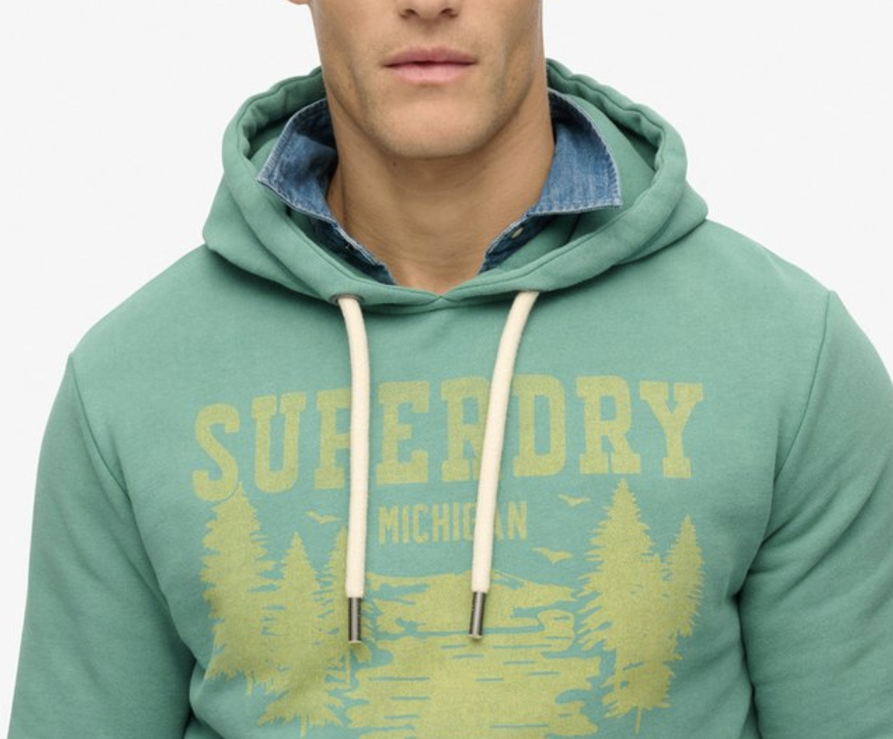 Superdry Kapuzenpullover in Grün - SALE Superdry Kapuzenpullover in Grün - SALE
