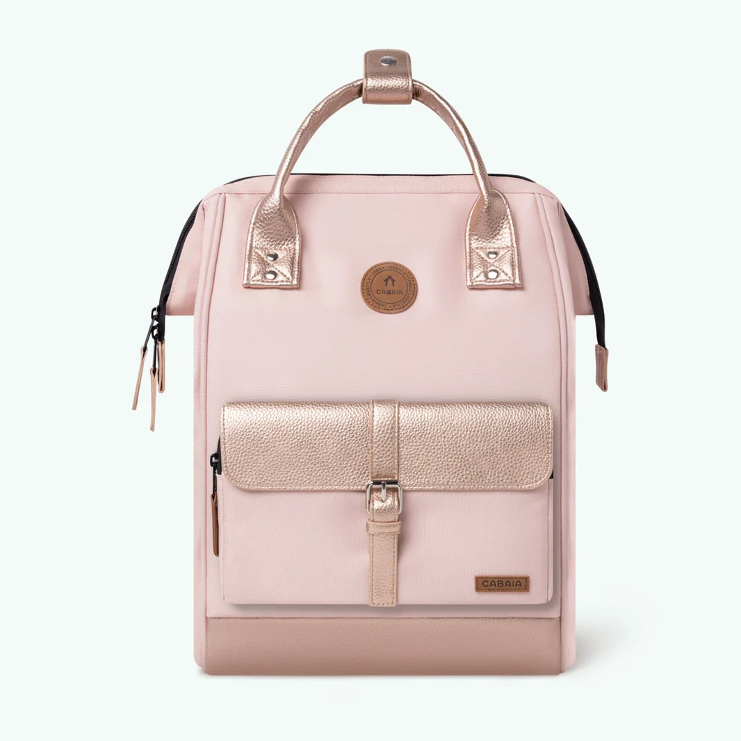 Cabaia Rucksack QUERETARO Small mit Laptop-Fach - Zartrosa & Gold Metallic Cabaia Rucksack QUERETARO Small mit Laptop-Fach - Zartrosa & Gold Metallic
