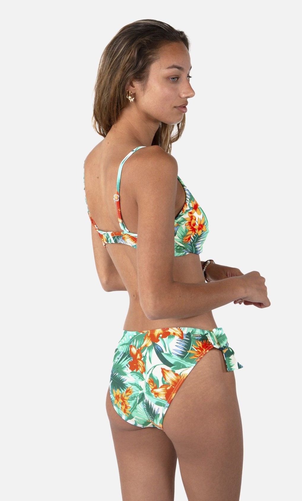 Barts Bikini Top - RURUTHU WIRE TRIANGLE in Grün & Orange - SALE