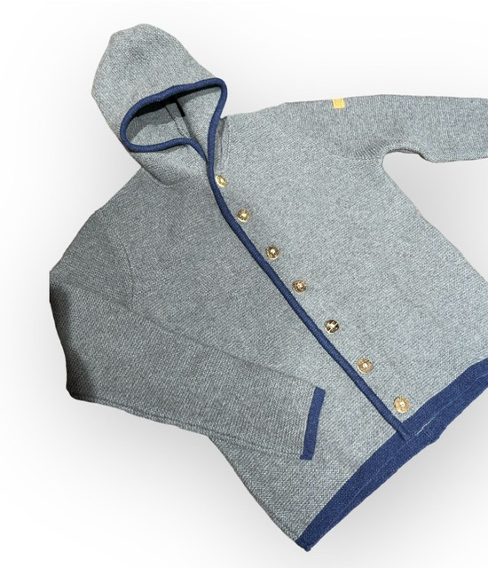 Liebling Strickjanker Thomas II in Grau / Blau