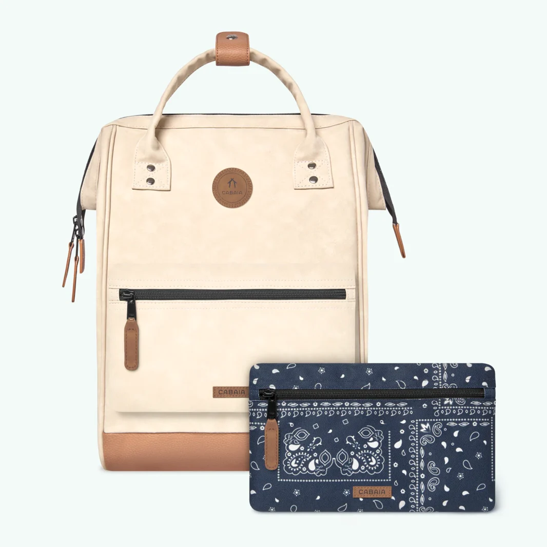 Cabaia Rucksack ANDENNE Medium mit Laptop-Fach - Creme Cabaia Rucksack ANDENNE Medium mit Laptop-Fach - Creme