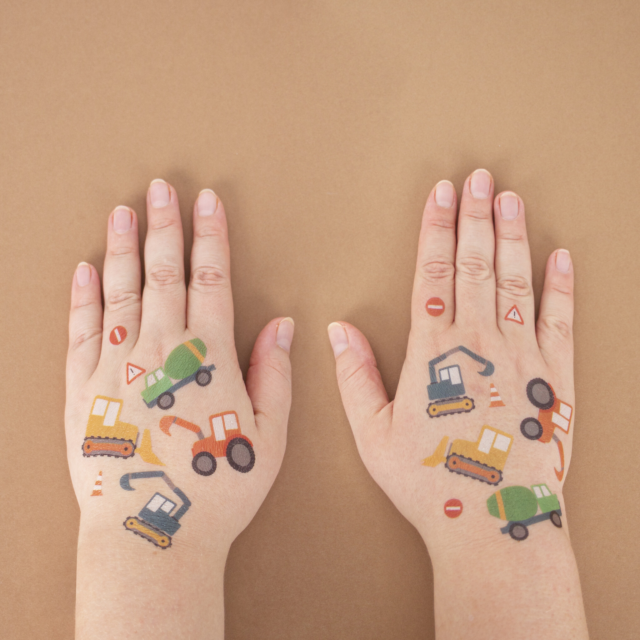 My Little Day Kinder Tattoos - Baustelle Baufahrzeuge
