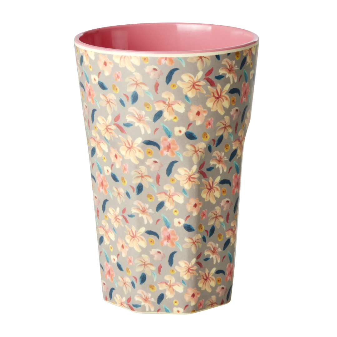 RICE Hoch Tall Becher Groß - Sandy Blumen 