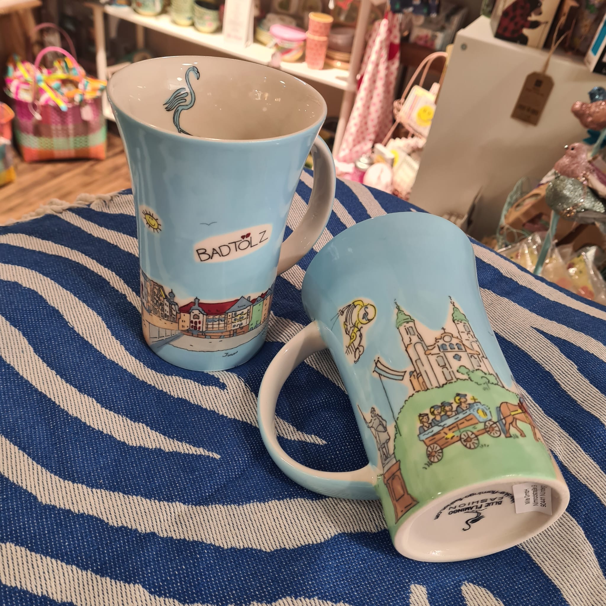IMG-20220630-WA0032 Bad Tölz Tasse - Große Porzellan Tasse - handbemalt BAD TÖLZ
