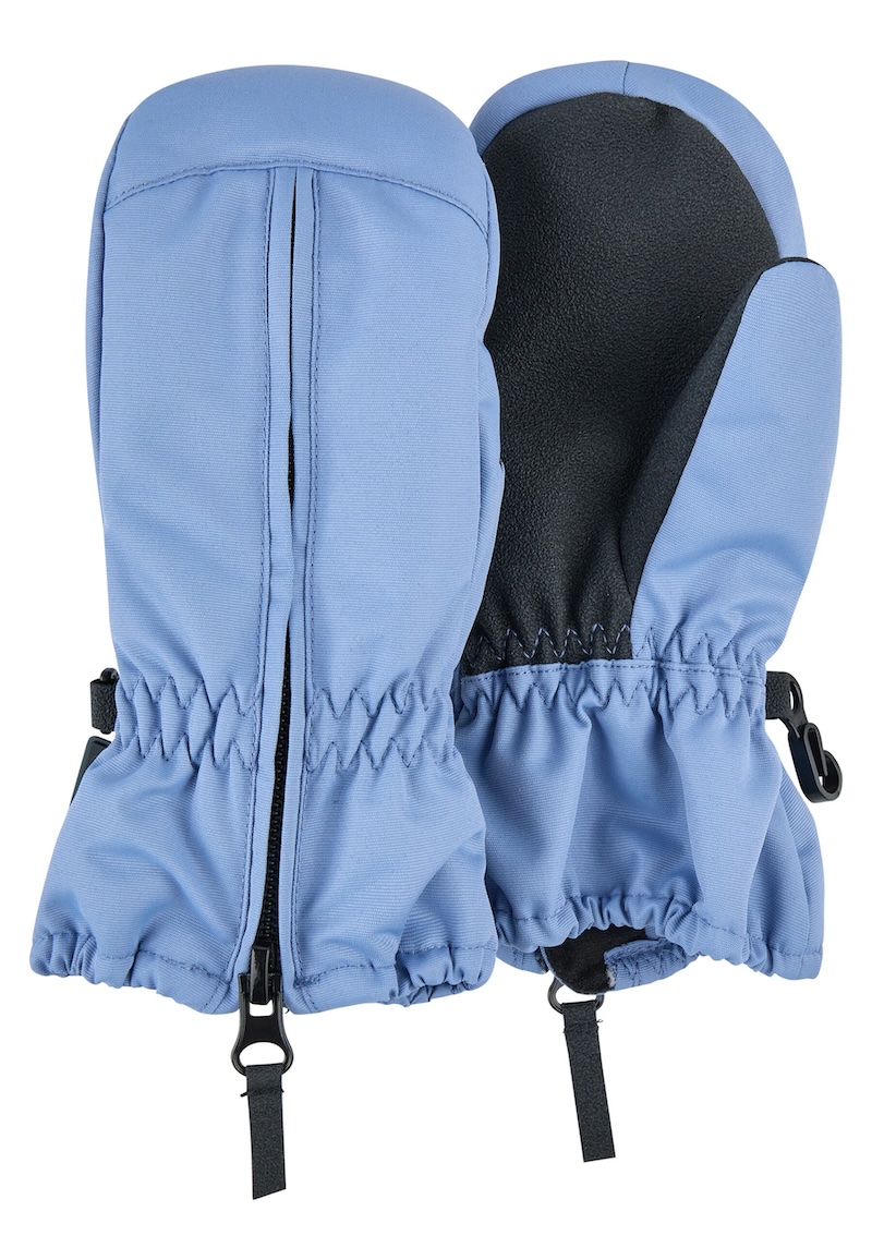 Sterntaler Fäustlinge Schneehandschuhe mit Reißverschluss in Mittelblau 