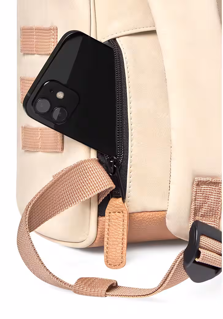 Cabaia Rucksack ADENNE Small (mit Laptop-Fach) - in Beige