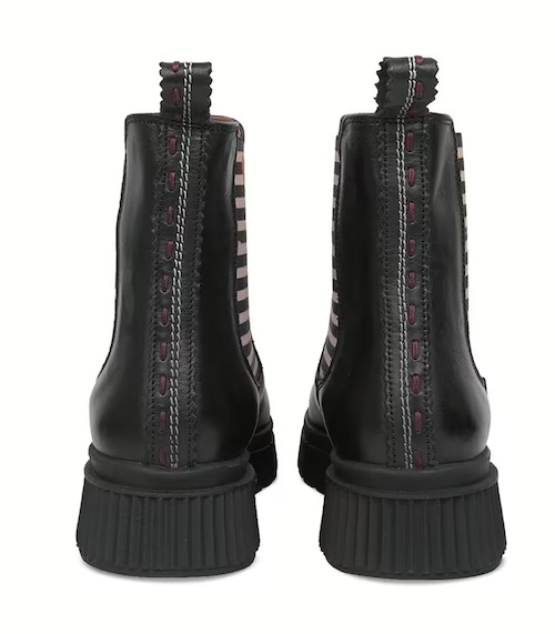 Crickit Stiefel NAELLE in Schwarz mit Streifen und kleinem Herzchen - SALE
