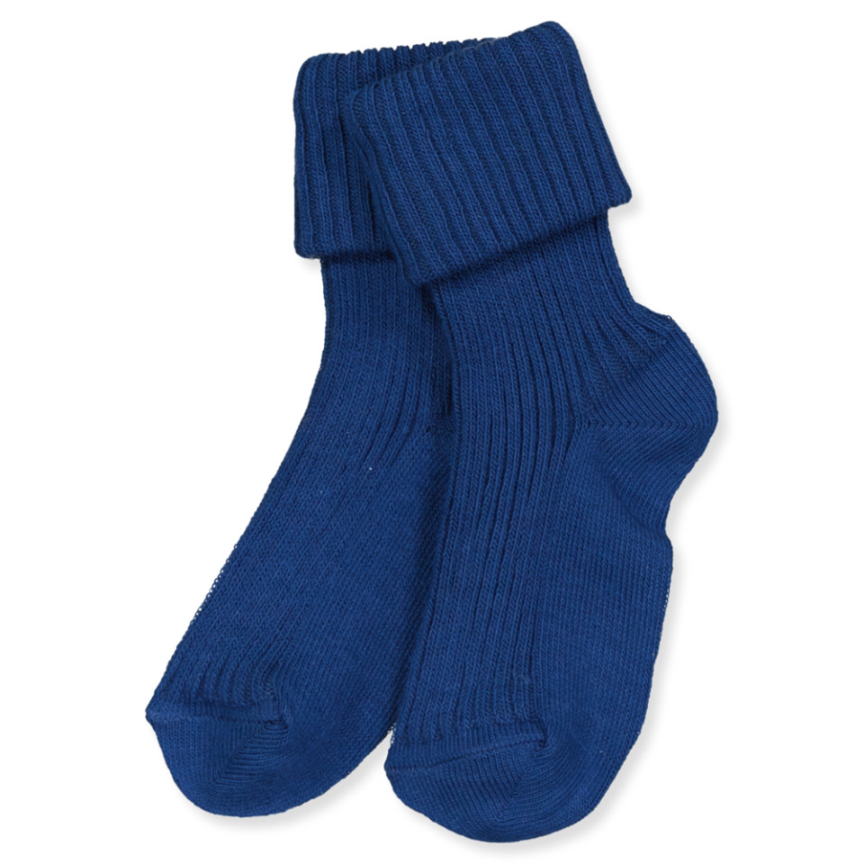 MP-DENMARK-SOCKEN-533-302 MP Denmark Baby Socken - Baumwolle Gerippt in Blau
