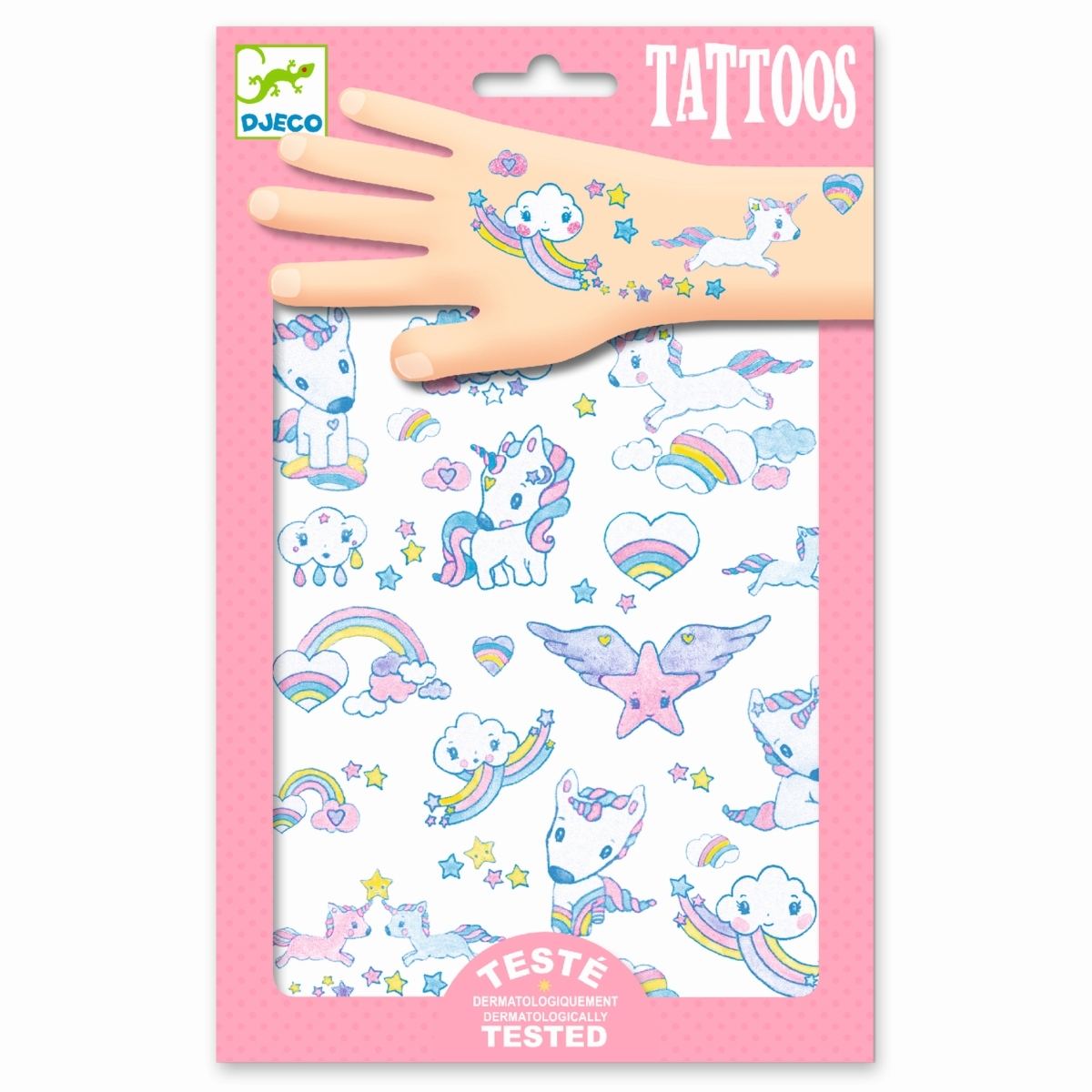 DJ09575-Tattoos-Einhoerner-1 Djeco Tattoos - Einhörner - Unicorns
