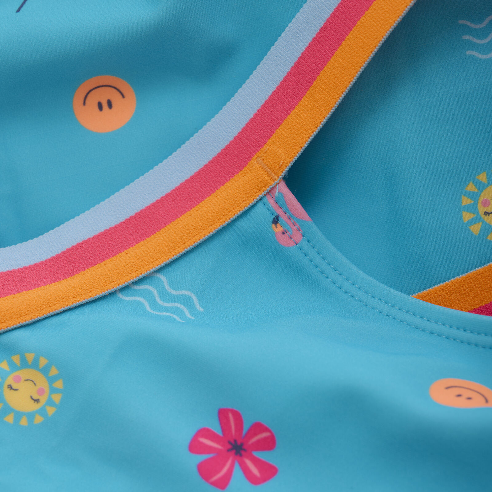 Color Kids Badeanzug in Türkis Blau - Sommer Icons