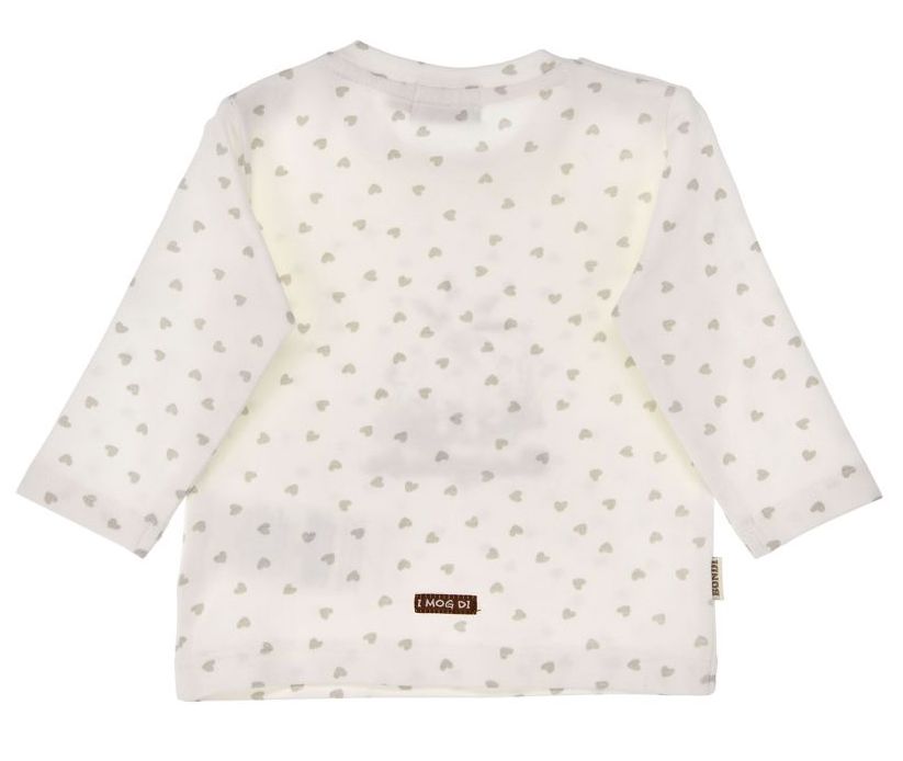 Bondi Langarm T-Shirt Graue Herzen Allover - Baby Ziege - Bergliebe Bondi Langarm T-Shirt Graue Herzen Allover - Baby Ziege - Bergliebe