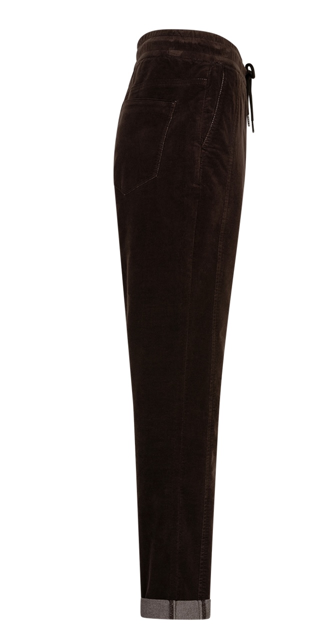 Red Button Stella Velvet Velours Hose in Espresso Braun