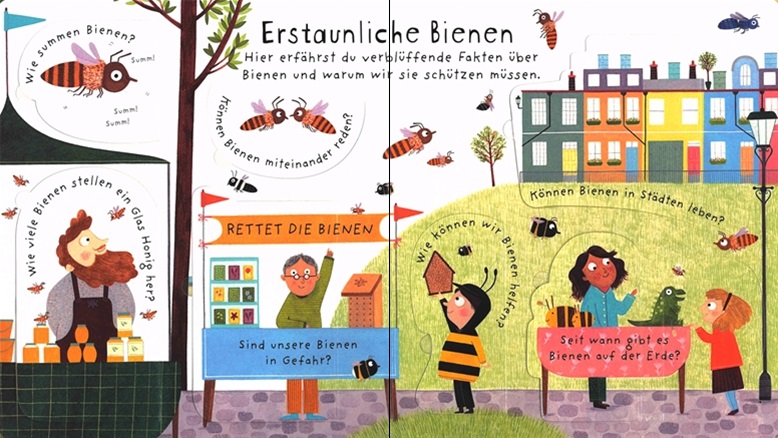 Usborne Buch Aufklappen & Verstehen: Warum brauchen wir Bienen?