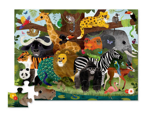 Crocodile Creek Puzzle - Dschungel Freunde